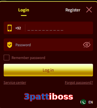 3Pattiboss login preview